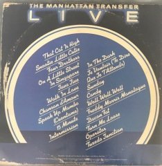 The Manhattan Transfer Live LP