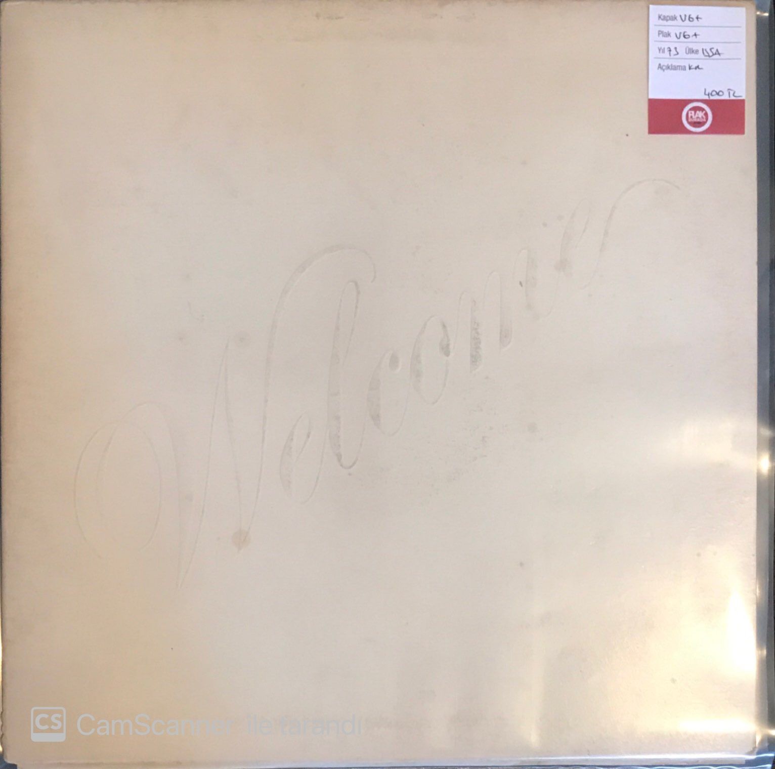 Santana - Welcome LP