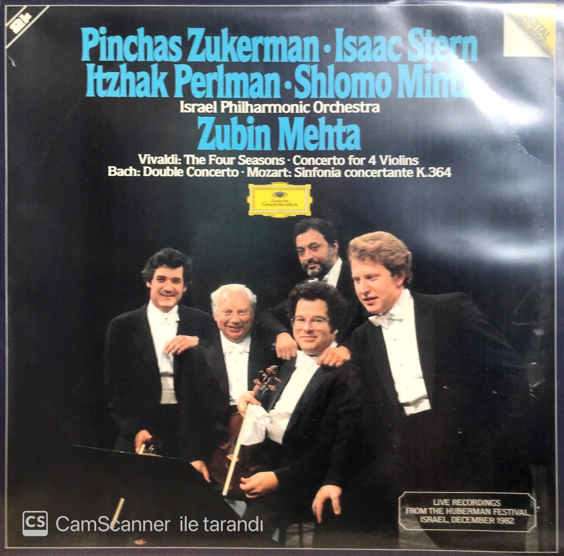 Zukerman - Stern - Perlman - Mintz - Mehta Double LP