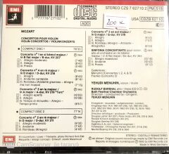 Mozart Yehudi Menuhin CD
