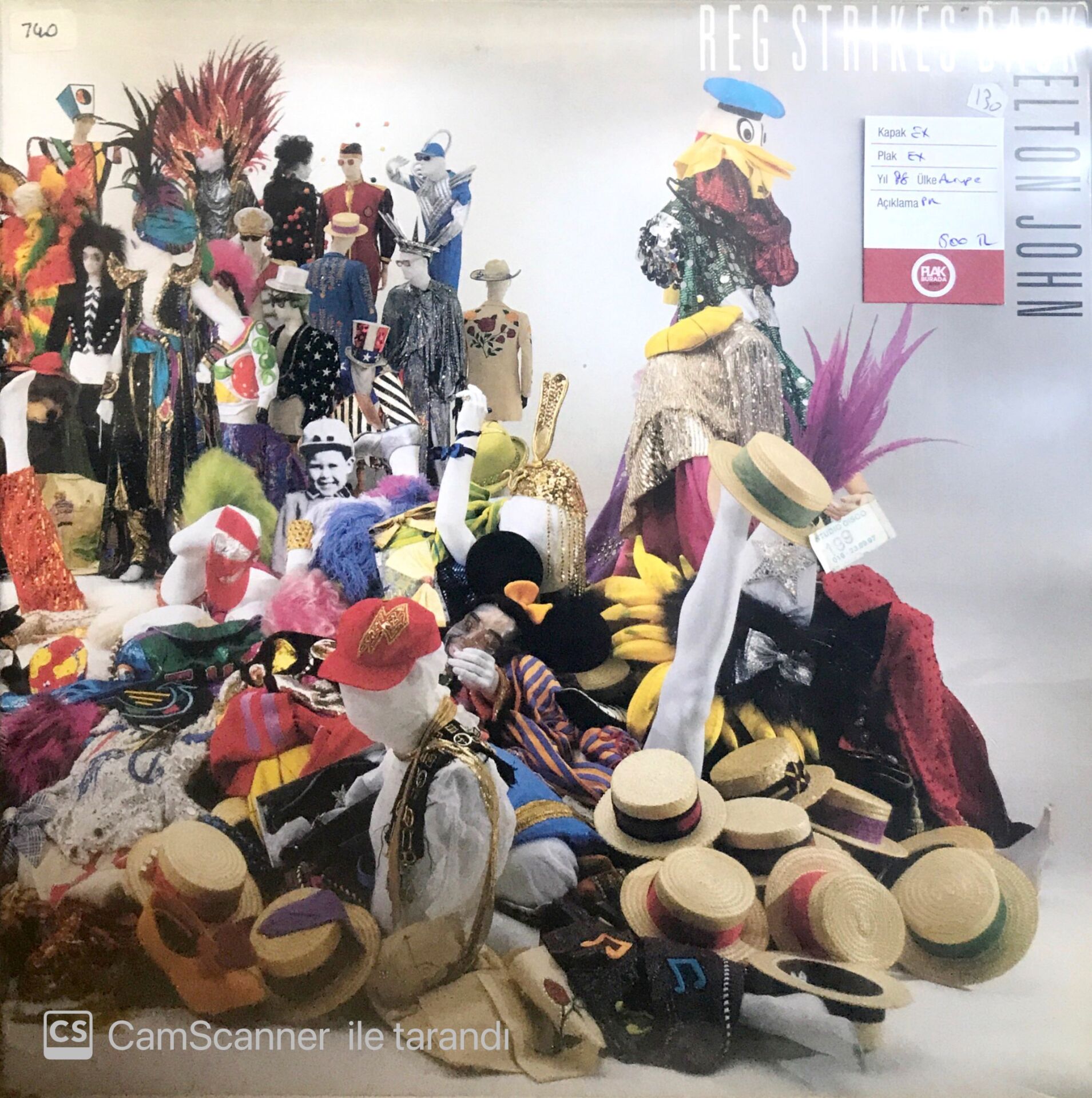 Elton John / Reg Strikes Back LP