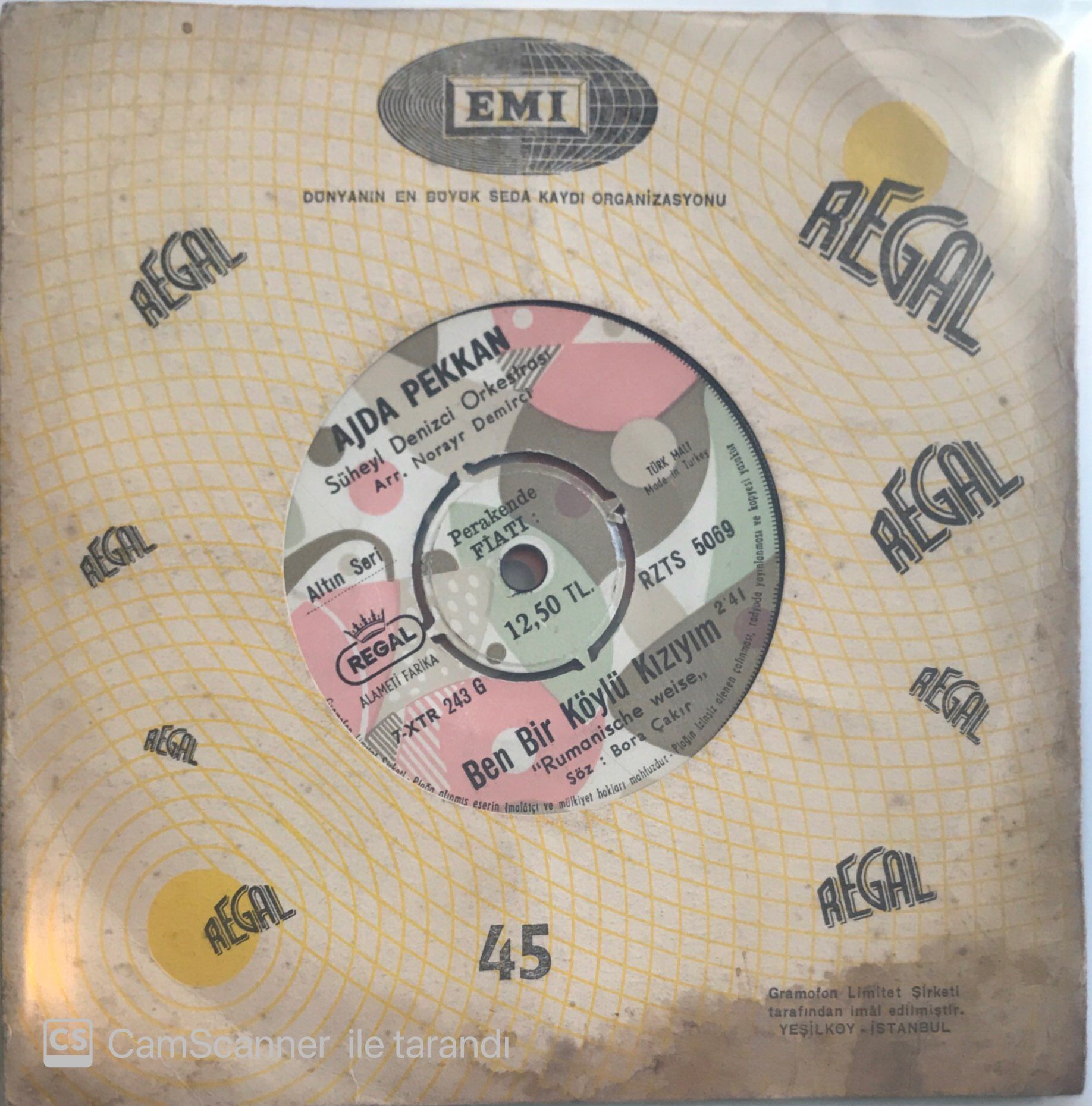 Ajda Pekkan Tatlı Dünya 45lik