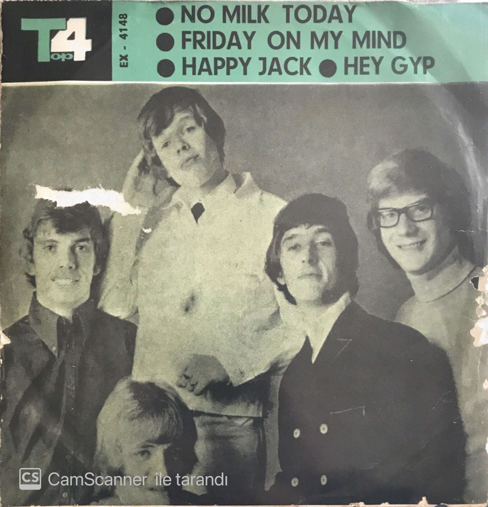 Herman's Hermits - Easybeat - The Who - Eric Burden & Animals - No Milk Today - 45'lik