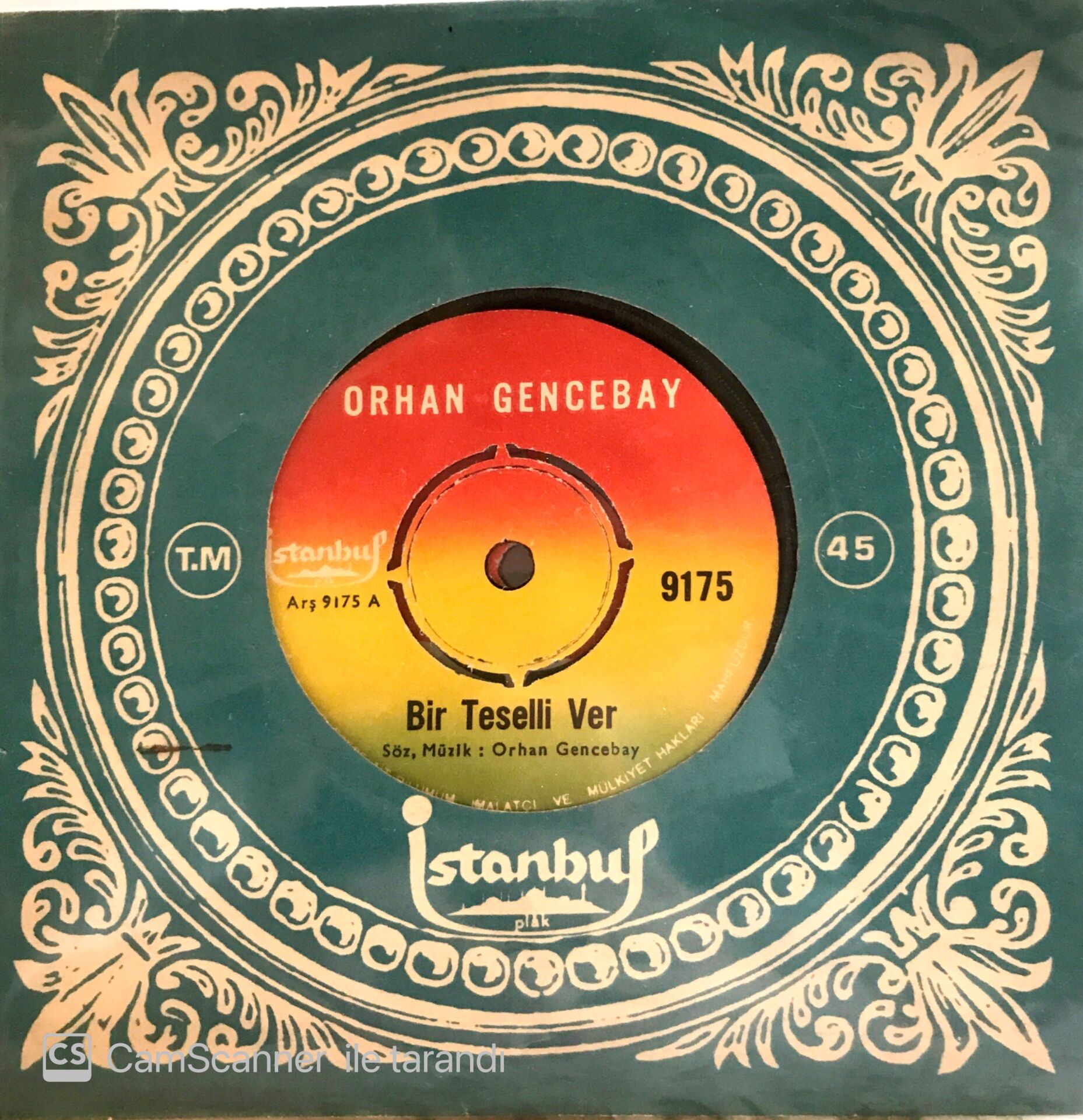 Orhan Gencebay Bir Teselli Ver 45 Lik