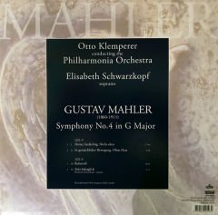 Mahler* / Otto Klemperer / Philharmonia Orchestra, Elisabeth Schwarzkopf – Symphony No. 4 LP