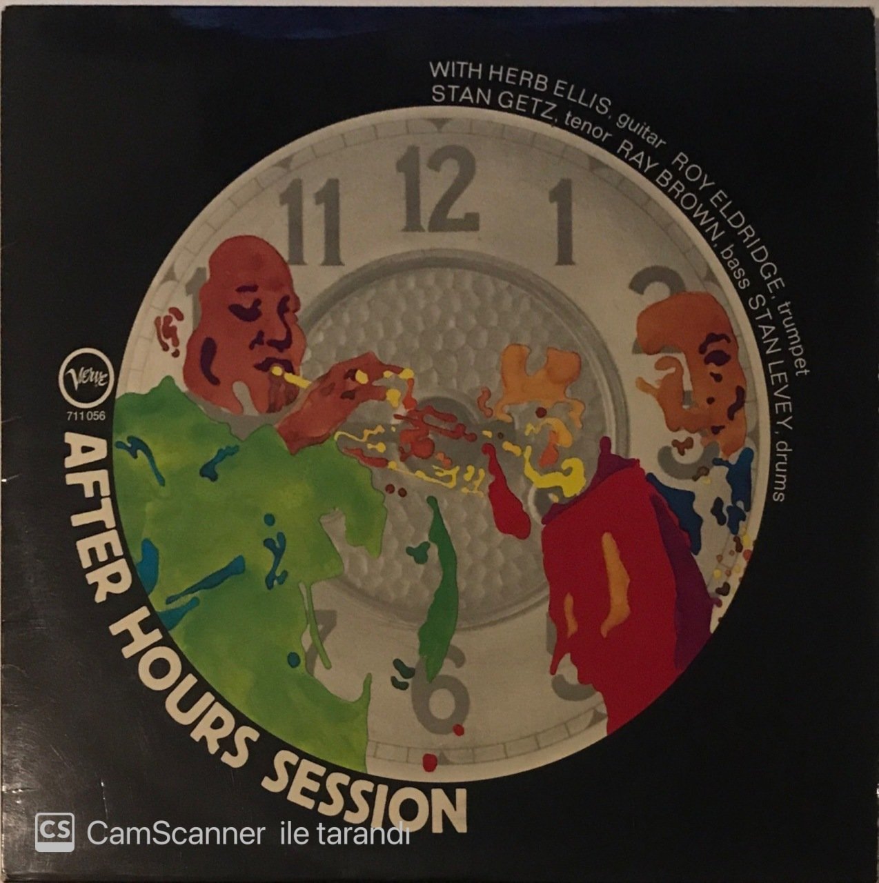 After Hour Session With Herb Ellis Roy Eldridge Stan Getz Ray Brown Stan Levy LP