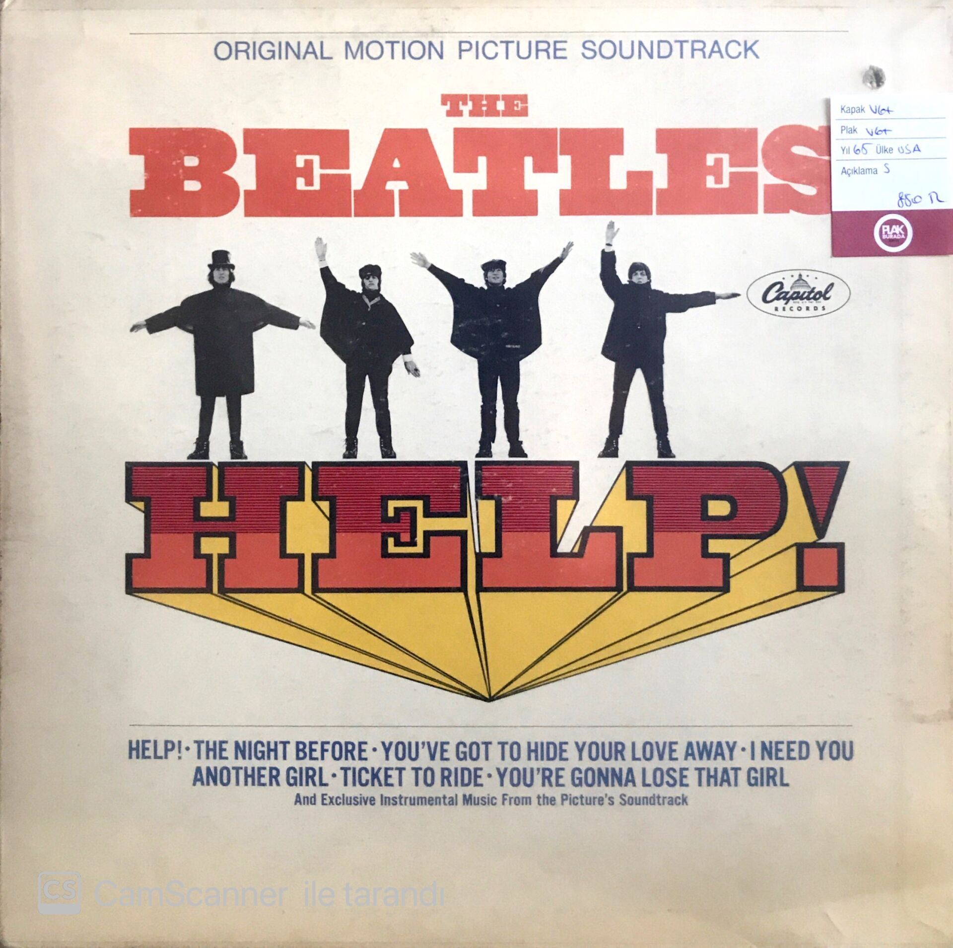 Help! - The Beatles LP