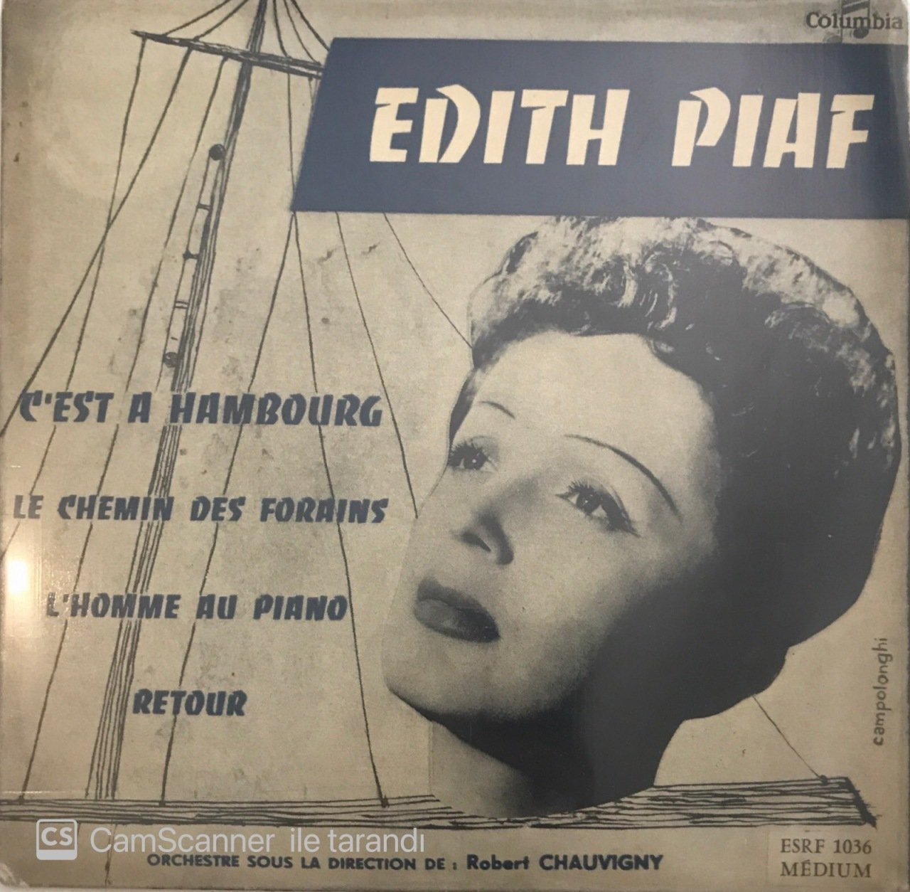 Edith Piaf Avec Ce Soleil 45lik