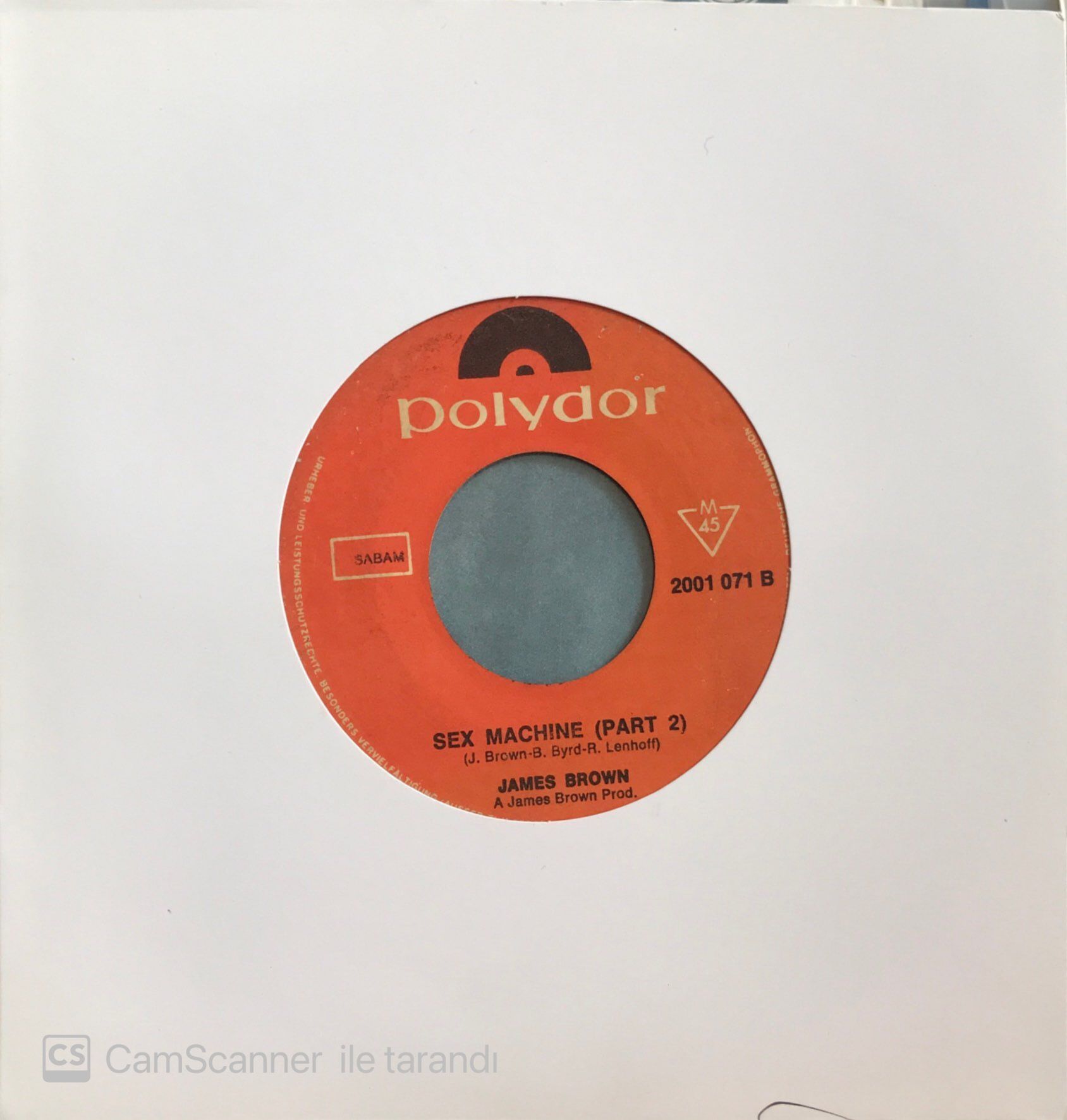 James Brown - Sex Machine 45lik