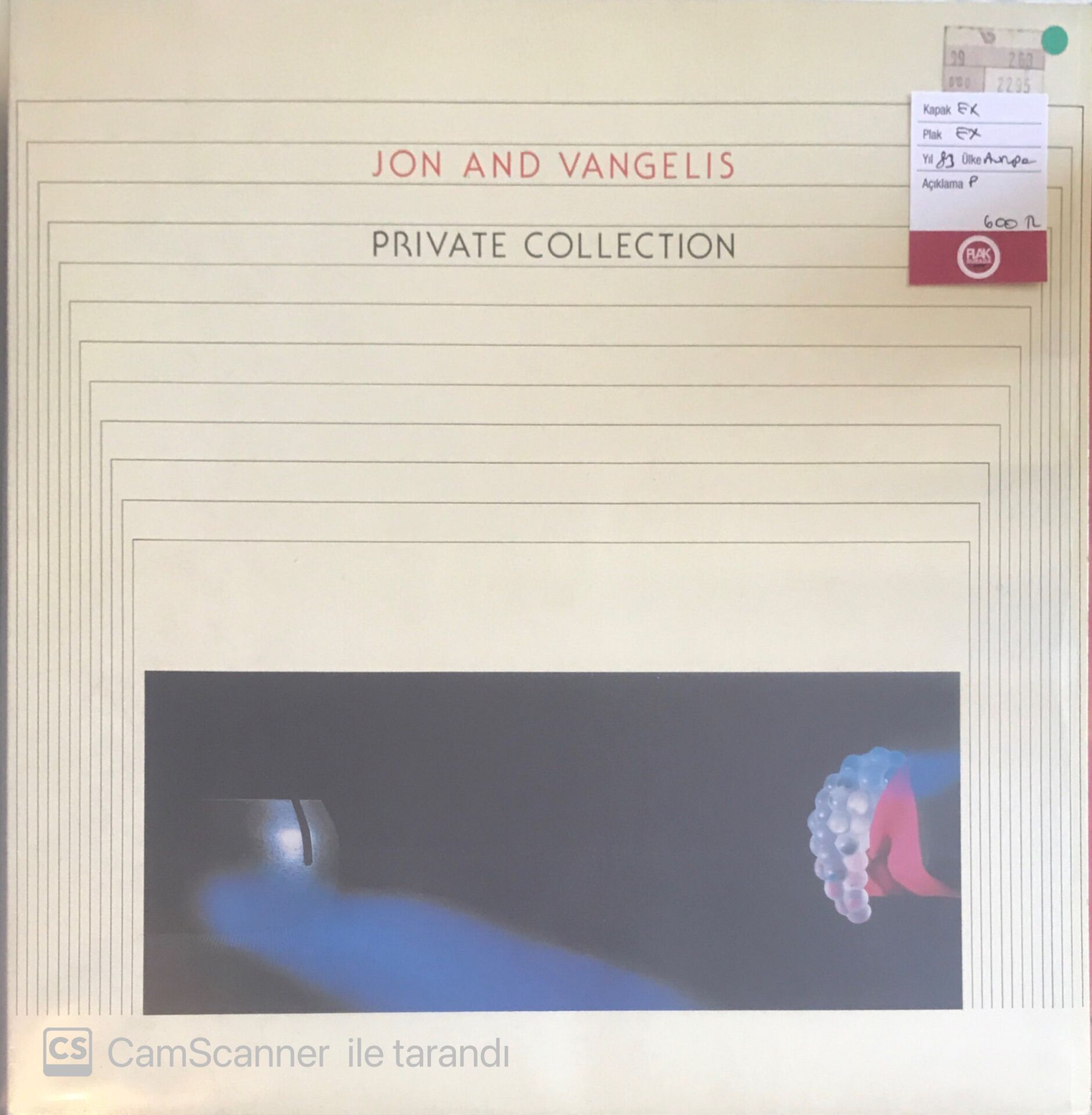 Jon & Vangelis - Private Collection LP