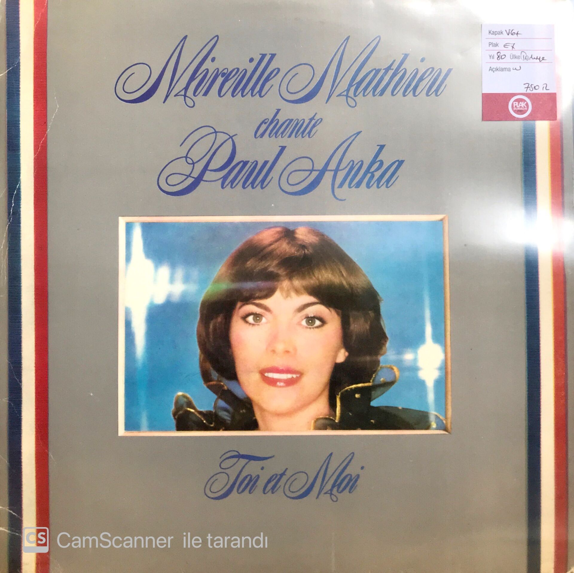 Mireille Mathieu / Chante Paul Anka - Toi et Noi LP