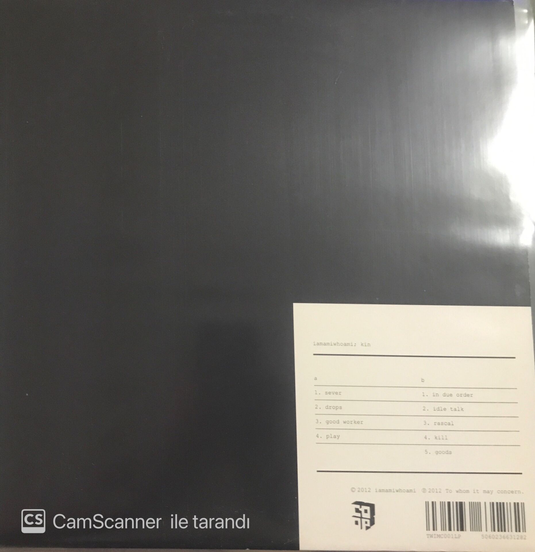 İamamiwhoami Kin LP