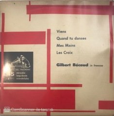 Gilbert Becaud Viens 45lik