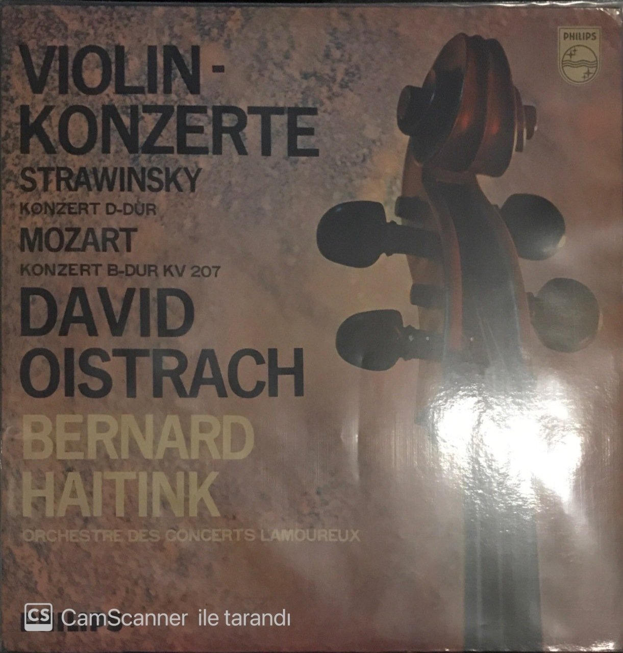 Violin Konzerte Strawinsky David Oistrach Bernard Haitink LP