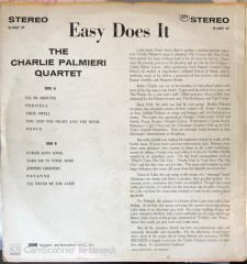 Easy Does It - The Charlie Palmieri Quartet LP