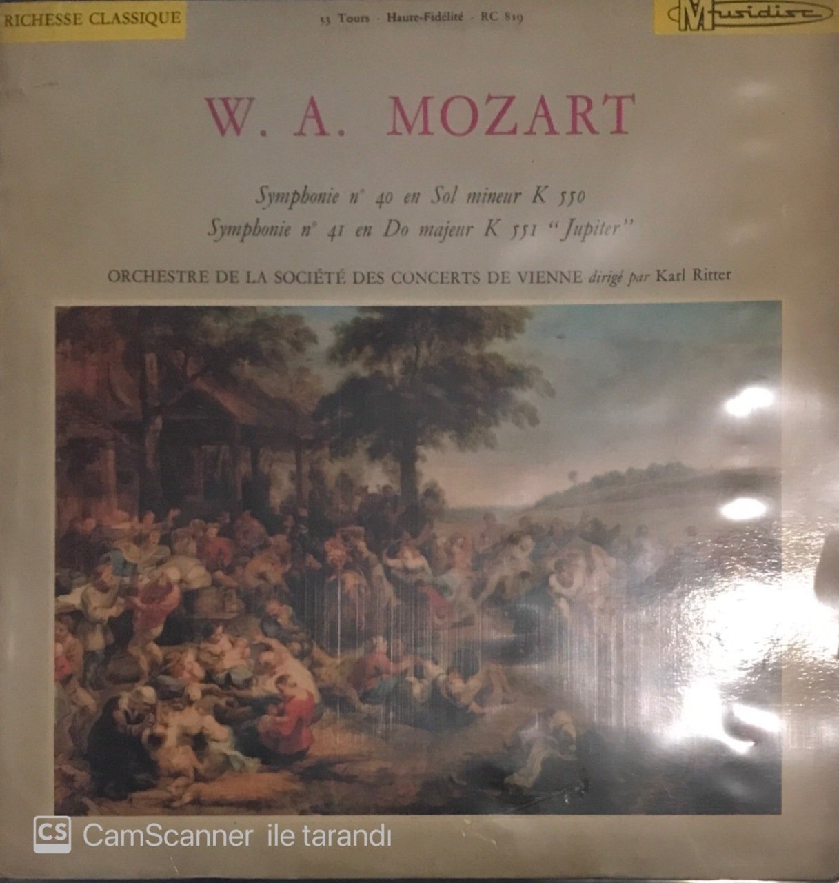 W.A. Mozart Symphonie No.40 Symphonie No.41 LP