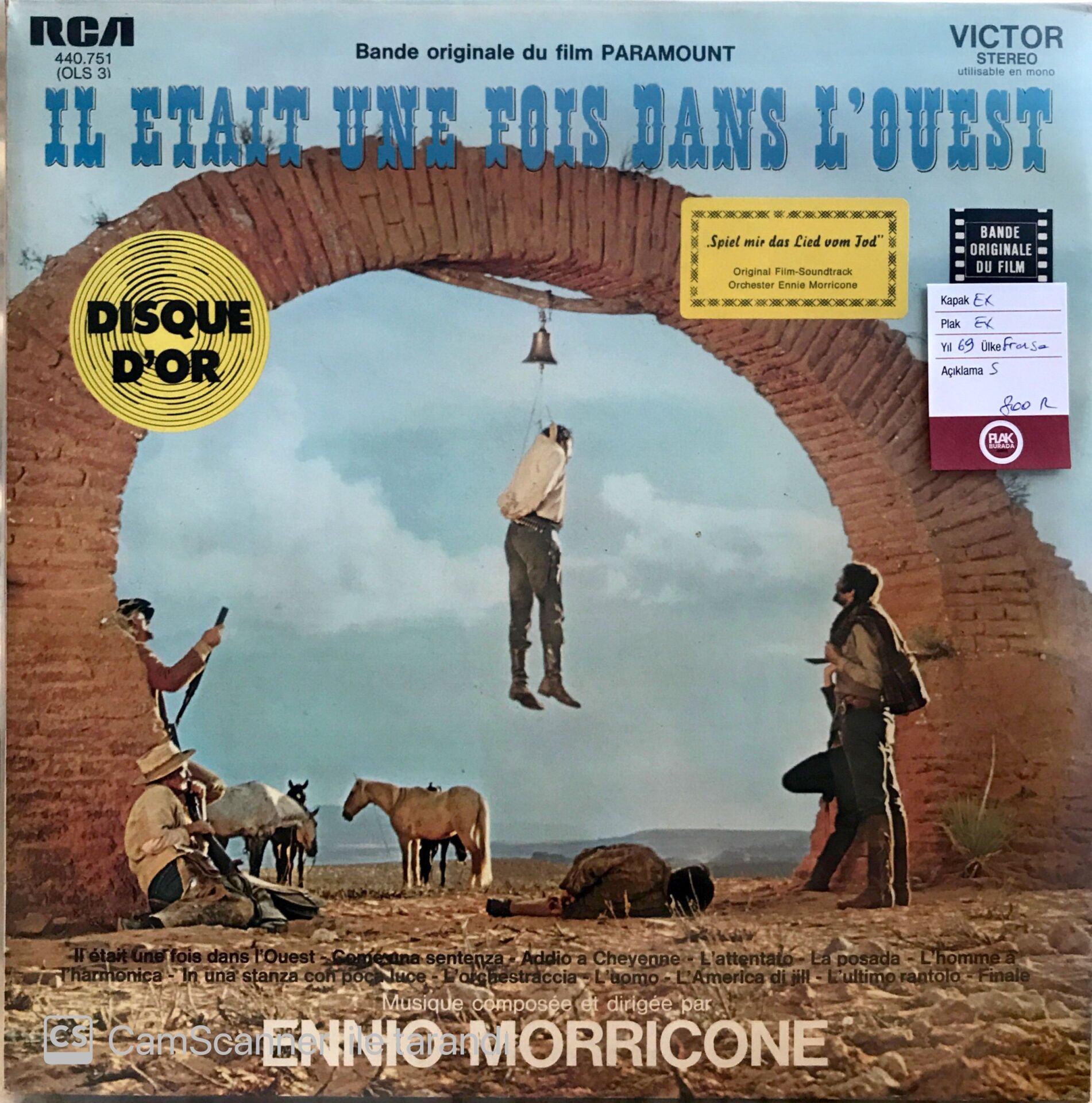 Ennio Morricone - Il Etait une fois Dans L'Ouest LP