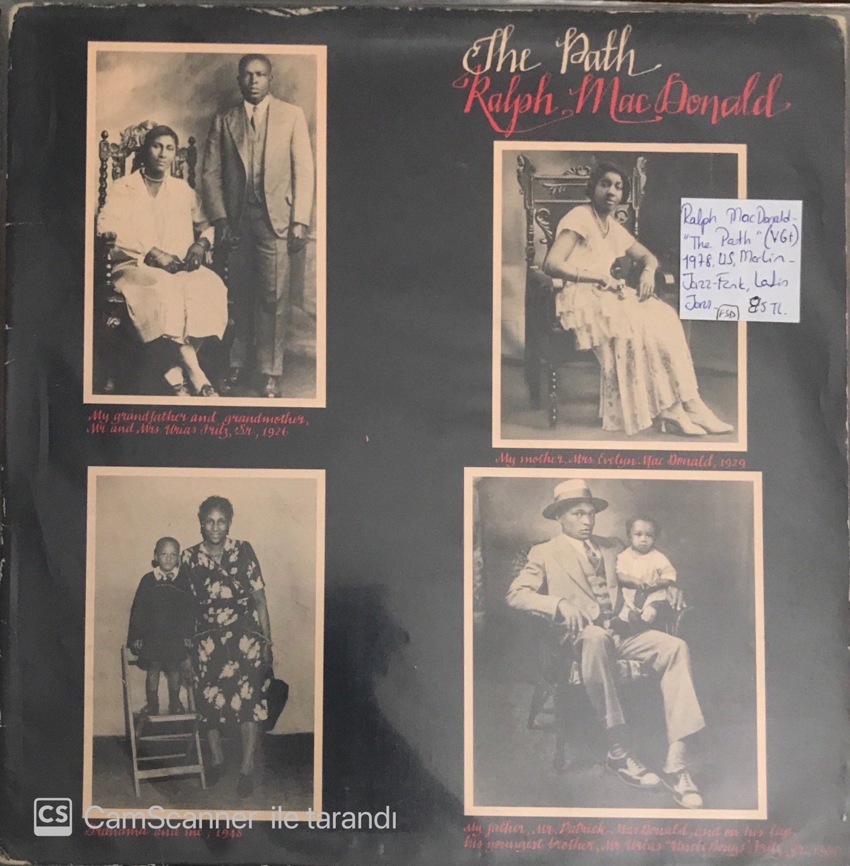 Ralph MacDonald The Path LP