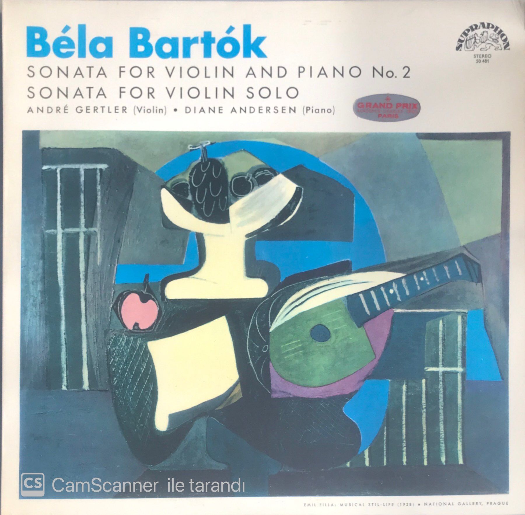 Bela Bartok - Sonata For Violin And Piano No. 2 LP