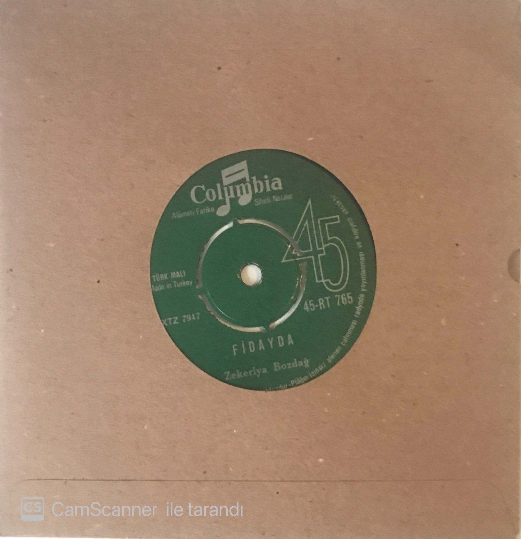 Zekeriya Bozdağ Fidayda 45lik