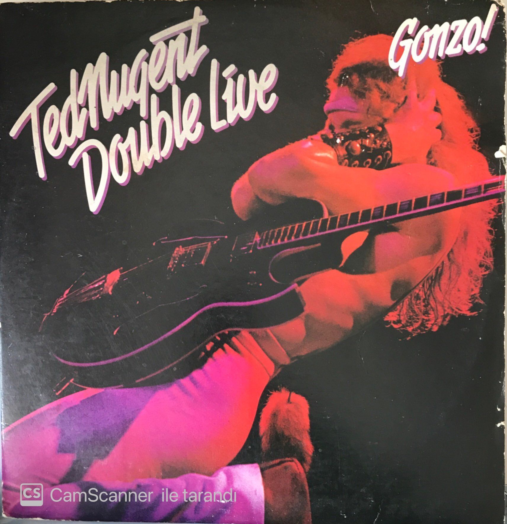 Ted Nugent Double Live Gonzo! Double LP