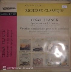 Cesar Franck Symphonie En Re Mineur LP