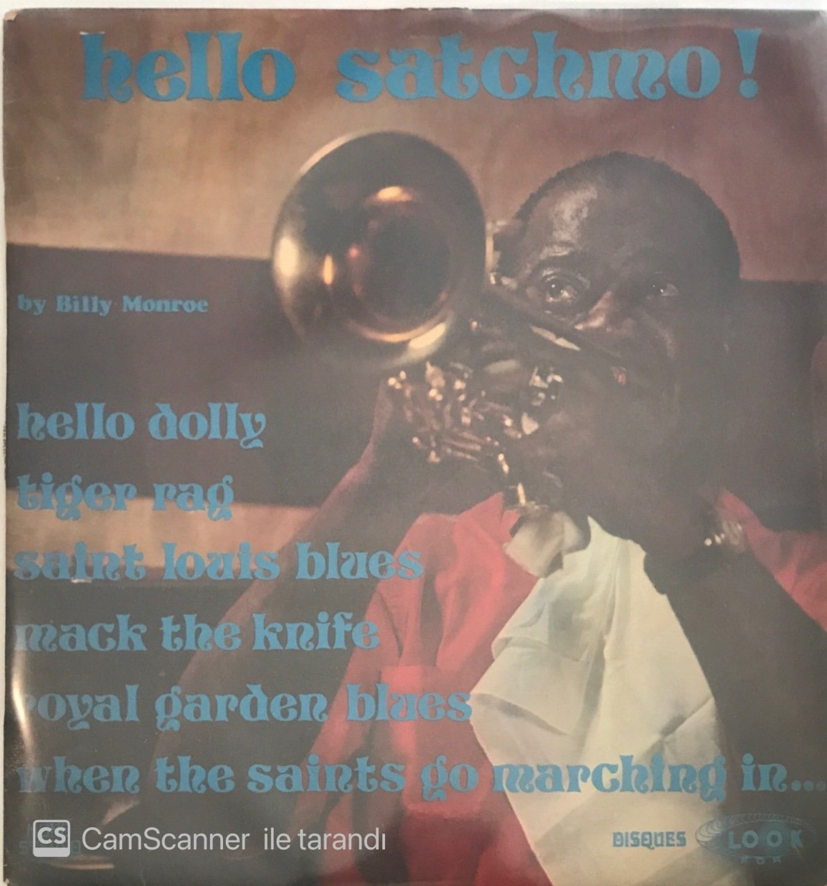 Billy Monroe Hello Satchmo LP