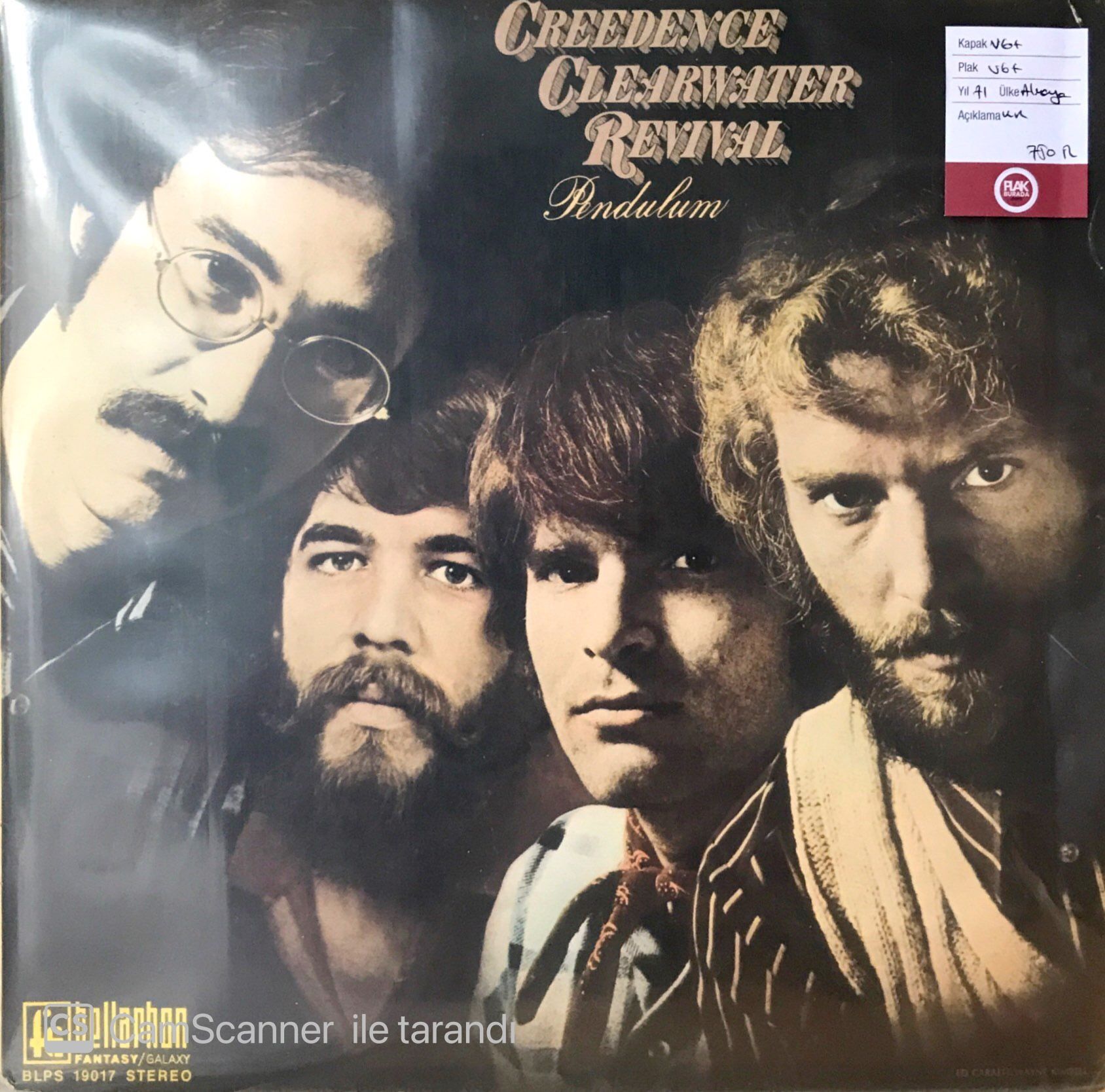 Creedence Clearwater Revival / Pendulum LP