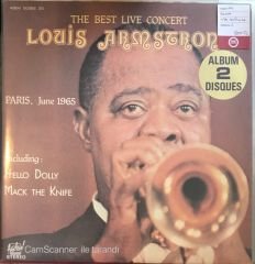 The Best Live Concert Louis Armstrong Double LP