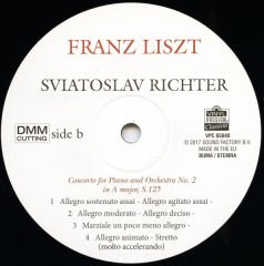 Sviatoslav Richter - Franz Liszt, London Symphony Orchestra, Kirill Kondrashin* – Piano Concertos Nos. 1 & 2 LP