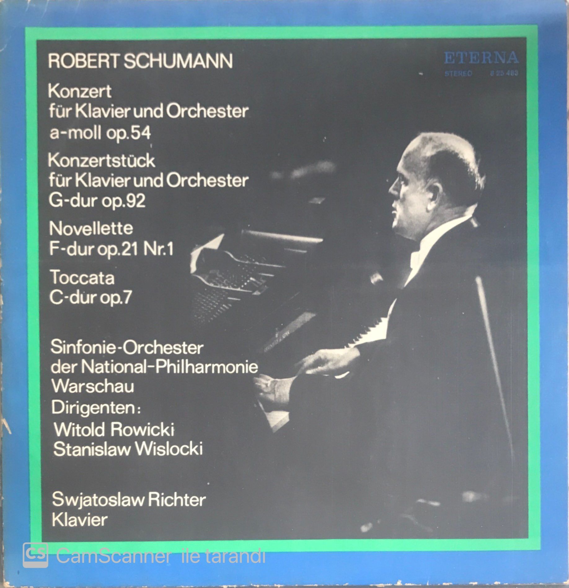 Robert Schumann - Konzert Für Klavier Und Orchester a-moll op. 54  LP