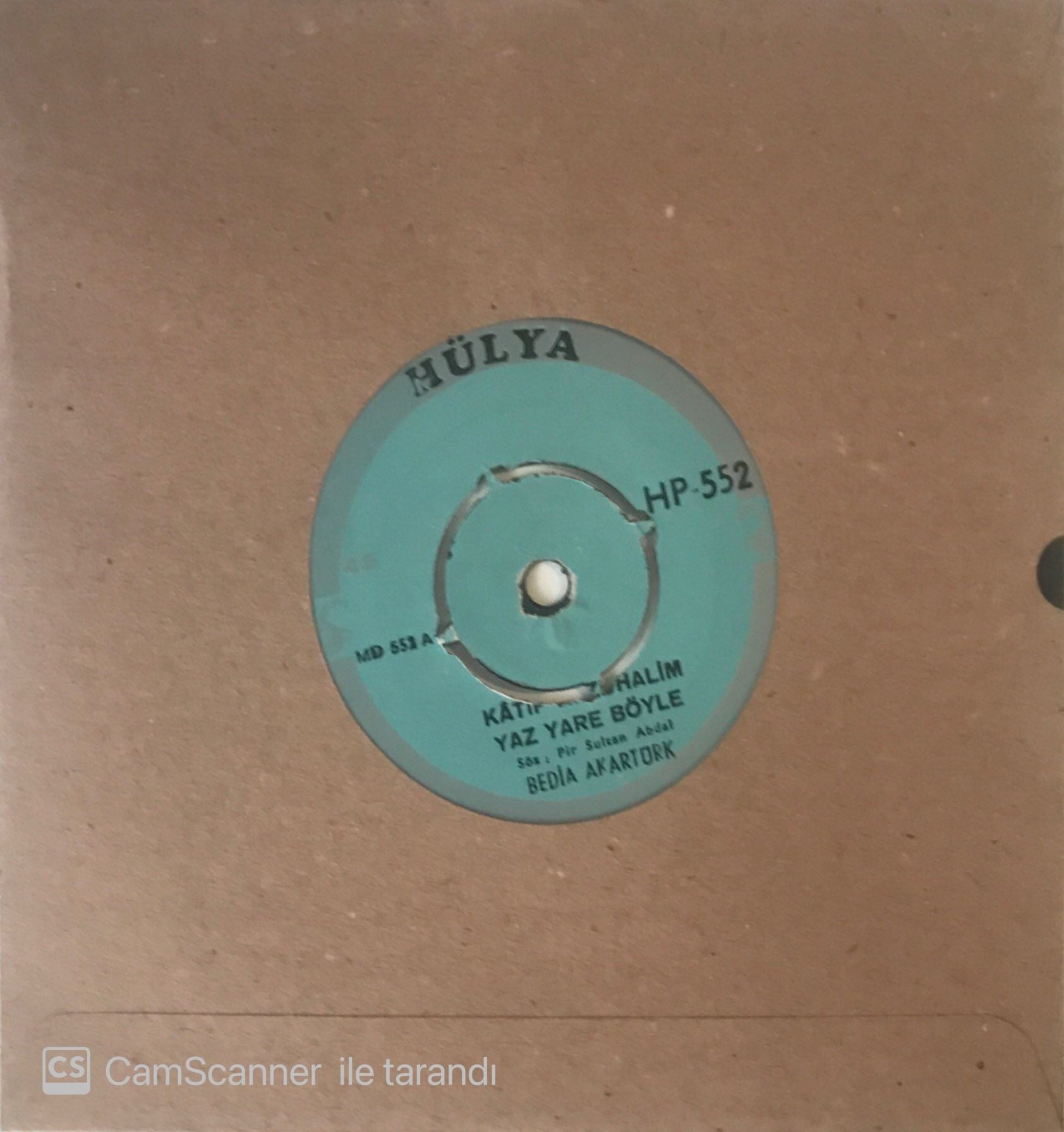 Bedia Akartürk Katip Arzuhalim Yaz Yare Böyle 45lik