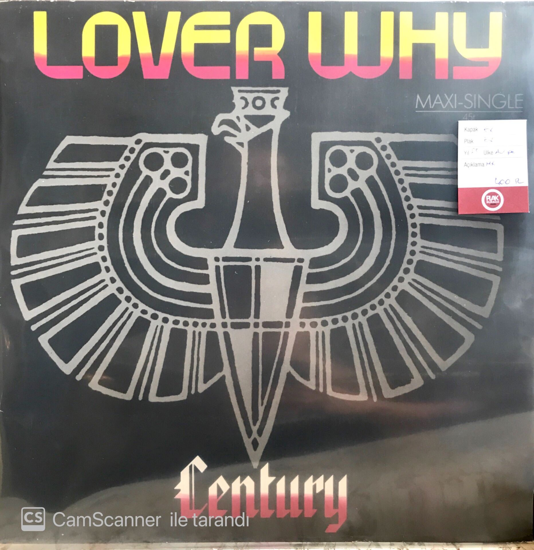 Century - Lover Why MAXİ