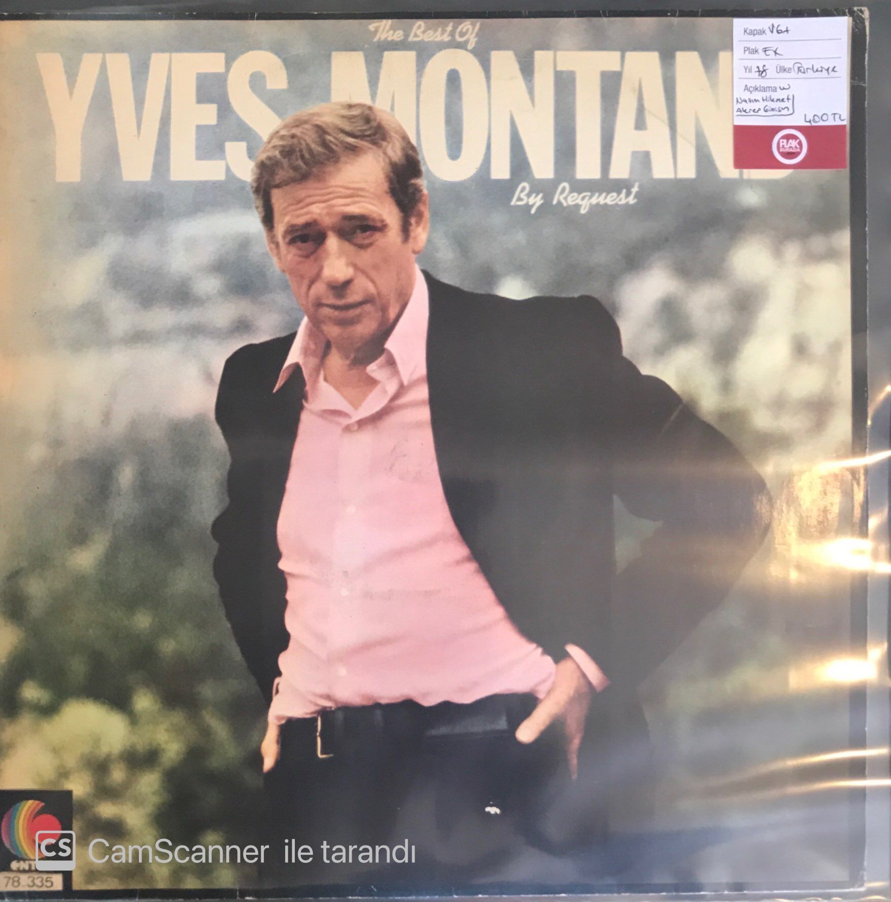 Yves Montand - The Best Of Yves Montand By Request LP