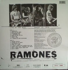 Ramones – Live At The Roxy August 12, 1976 LP