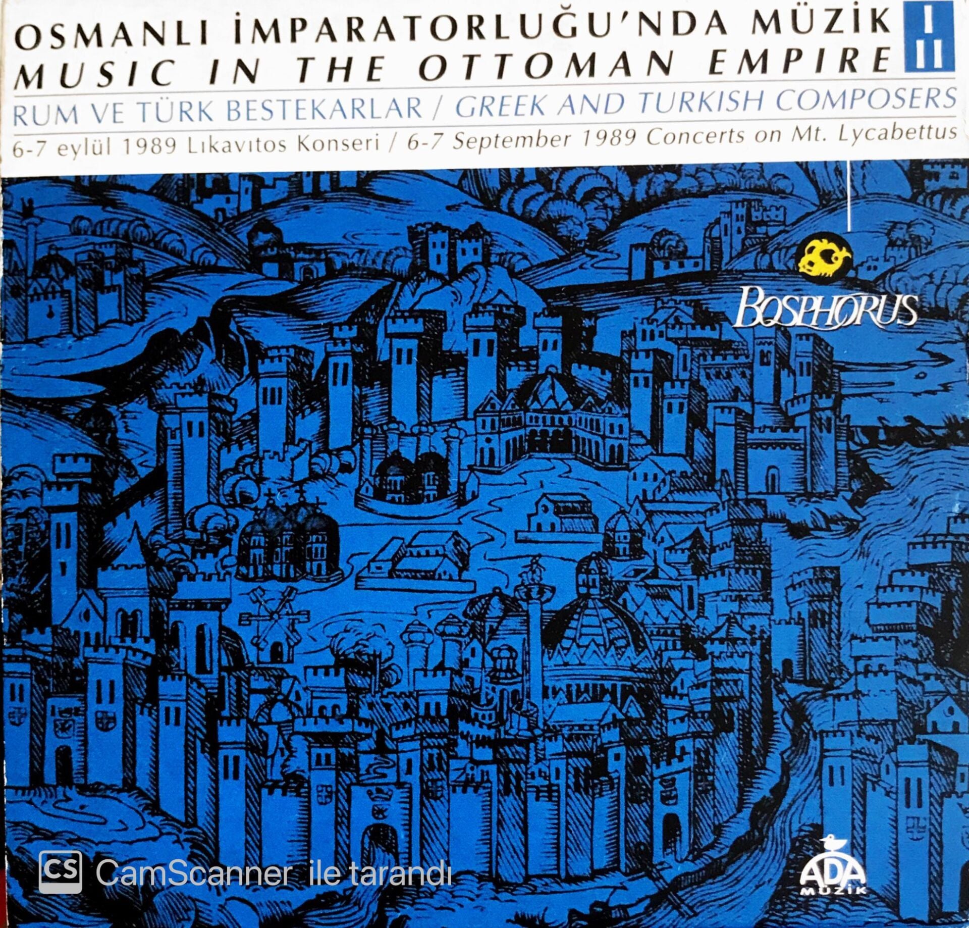 Osmanlı İmparatorluğu'nda Müzik - Rum Ve Türk Bestekarlar - CD