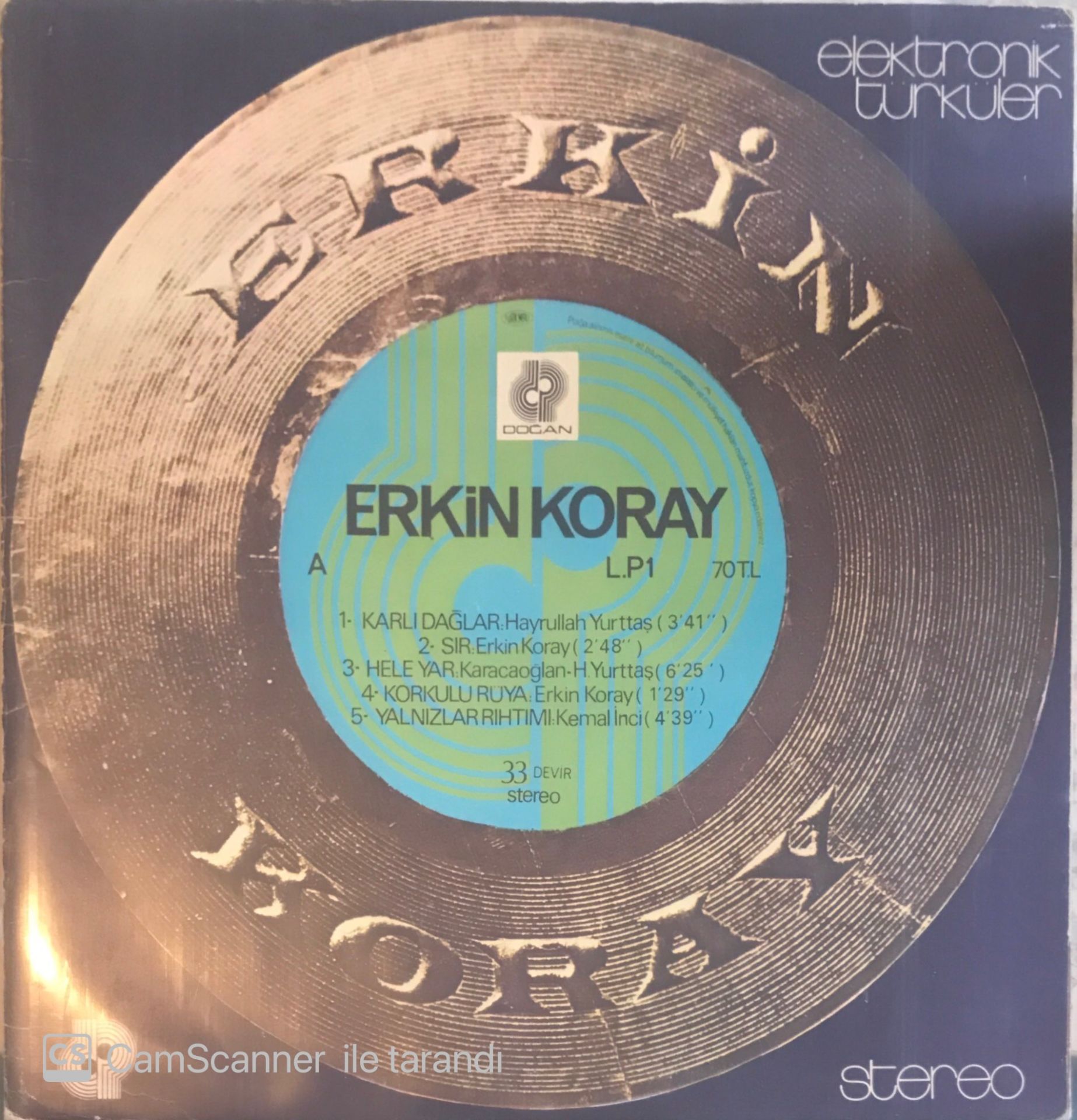 Erkin Koray - Elektronik Türküler LP