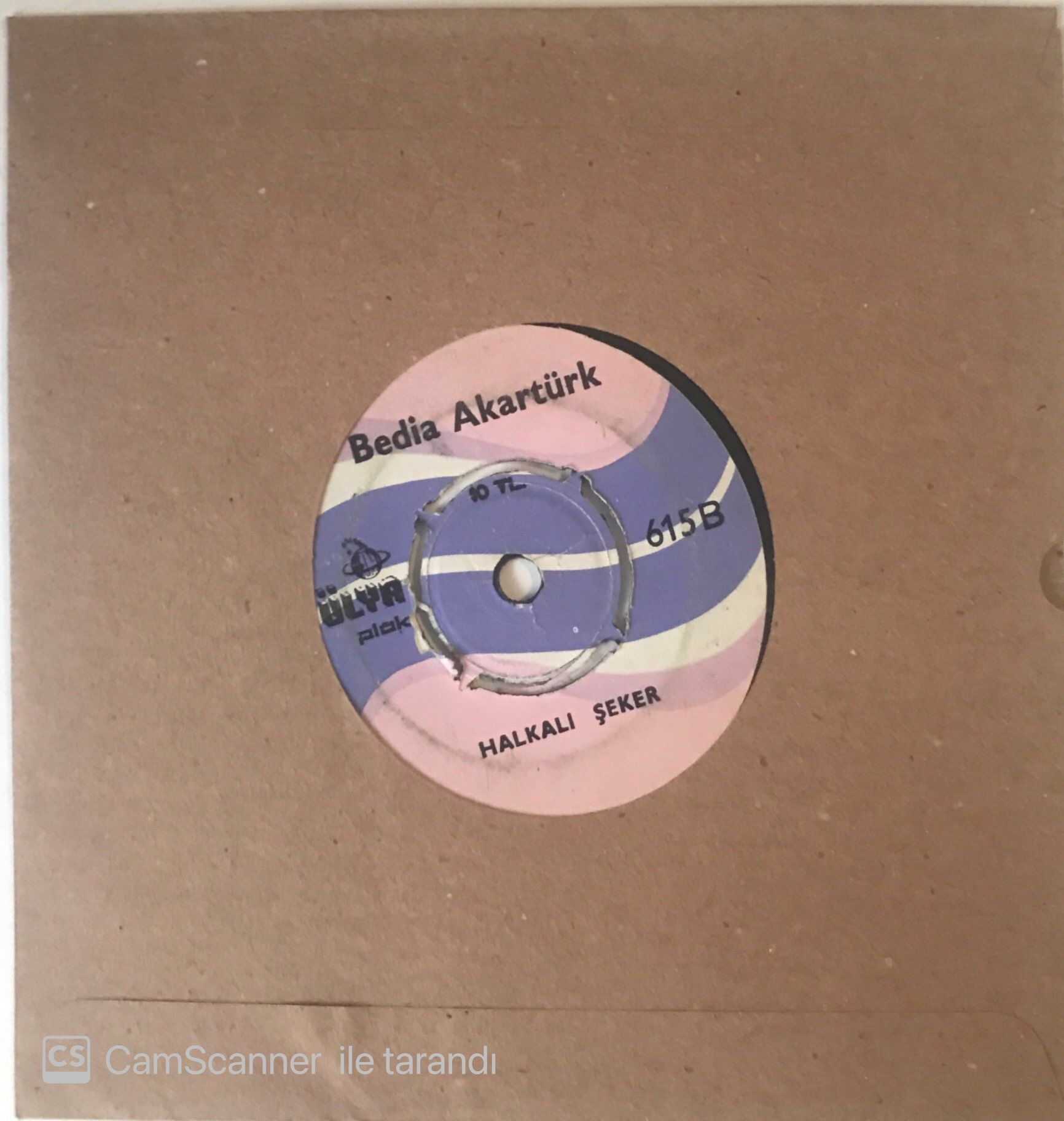 Bedia Akartürk Halkalı Şeker 45lik