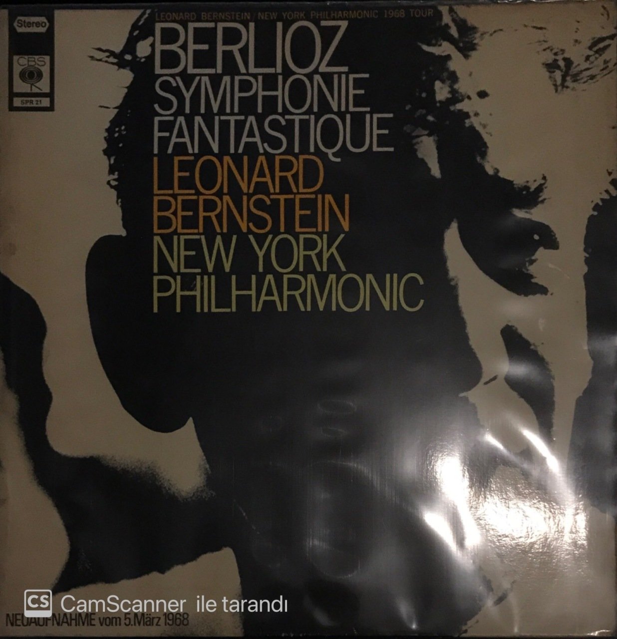 Berlioz Symphonie Fantastique Leonard Bernstein New York Philharmonic LP