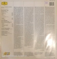 Georg Friedrich Handel Wassermusik Suite Feuerwerksmusik Berliner Philharmoniker Rafael Kubelik LP