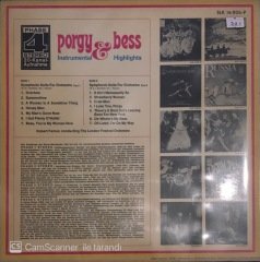 Porgy Bess Instrumental Highlights LP