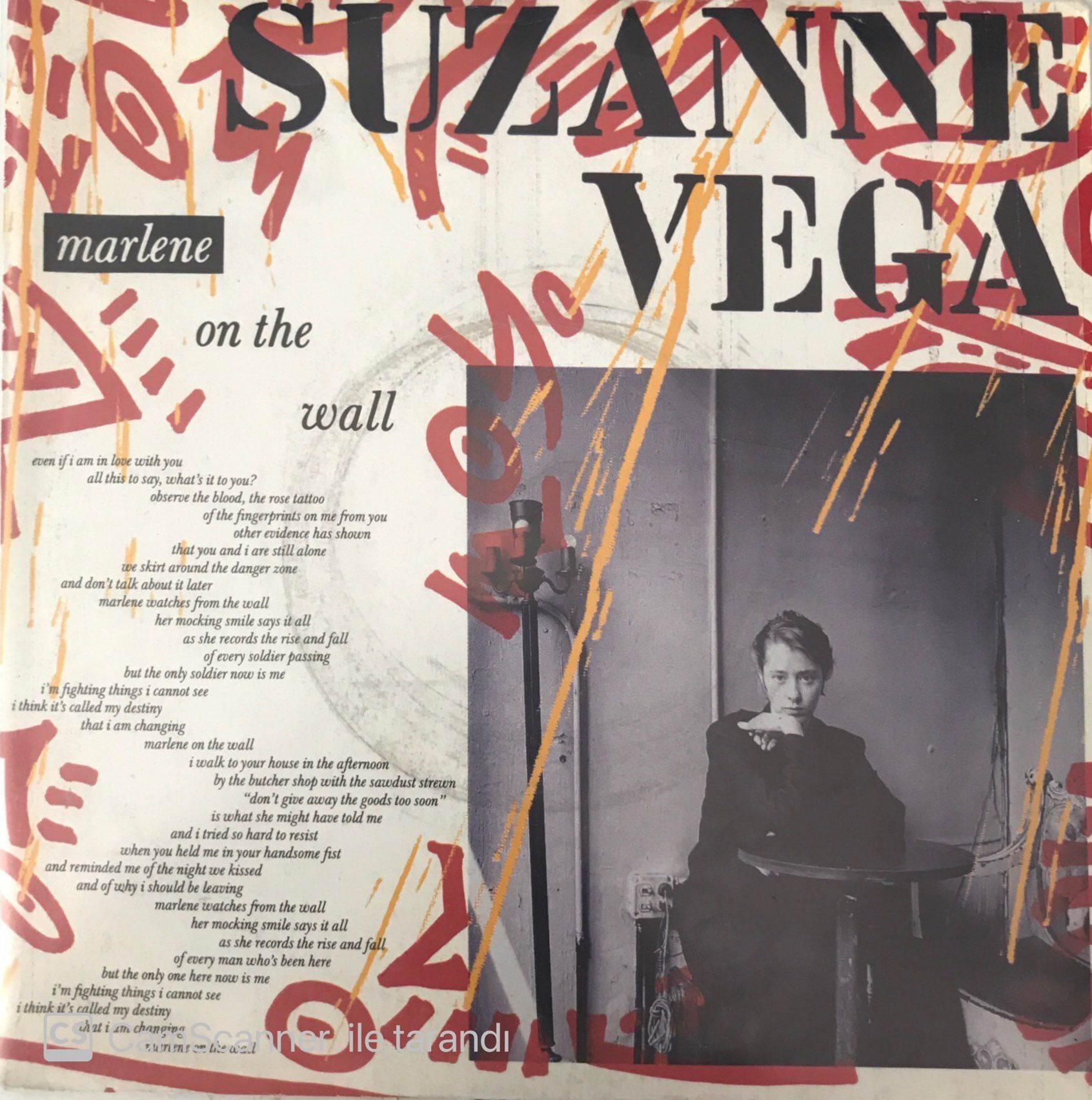 Suzanne Vega  - Marlene On The Wall 45lik