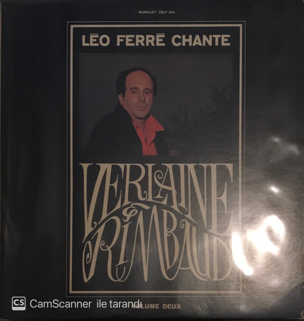 Leo Ferre Chante Verlaine Et Rimbaud Vol. II LP
