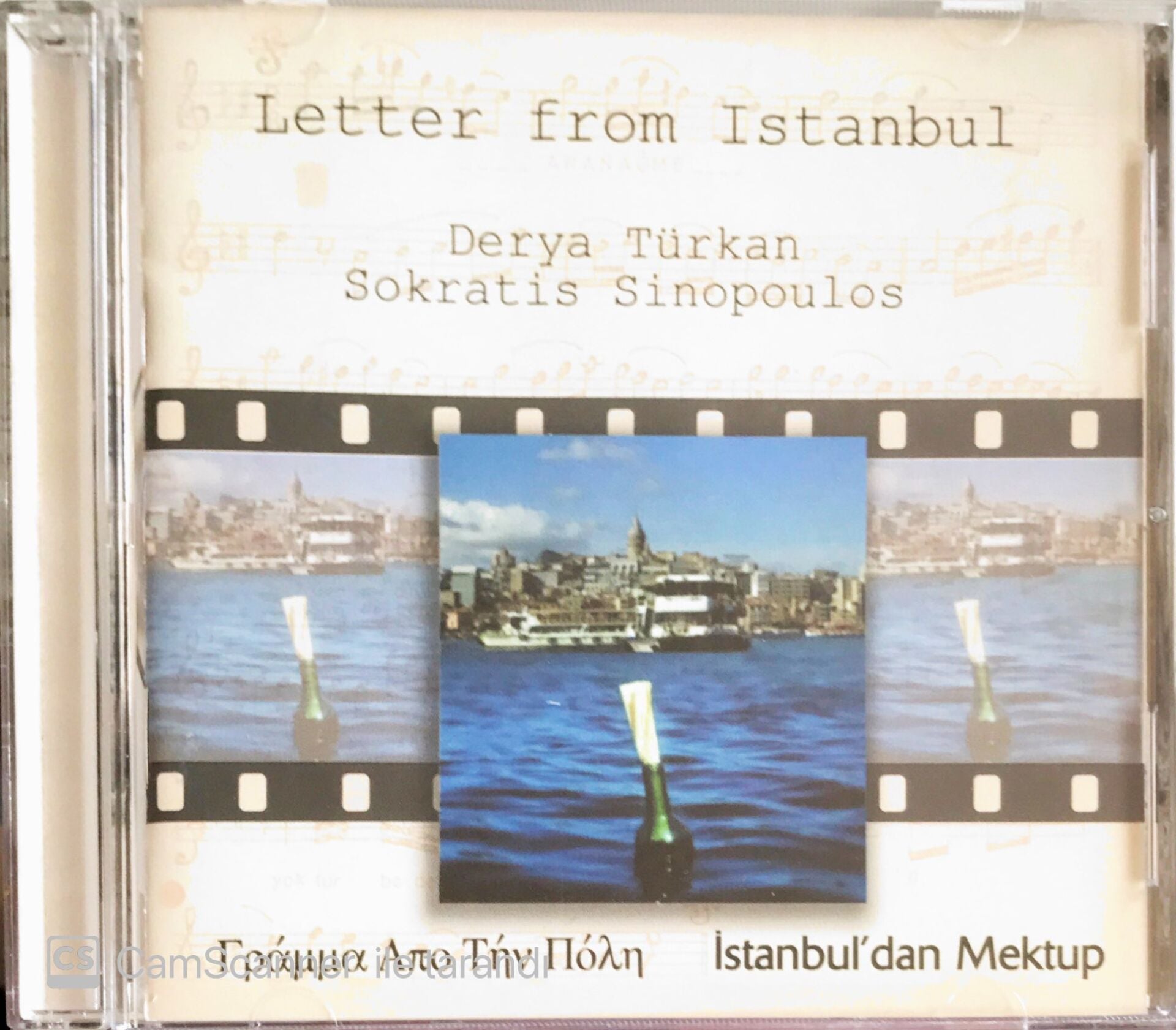 Derya Türkan & Sokratis Sinopoulos - Letter From İstanbul - CD