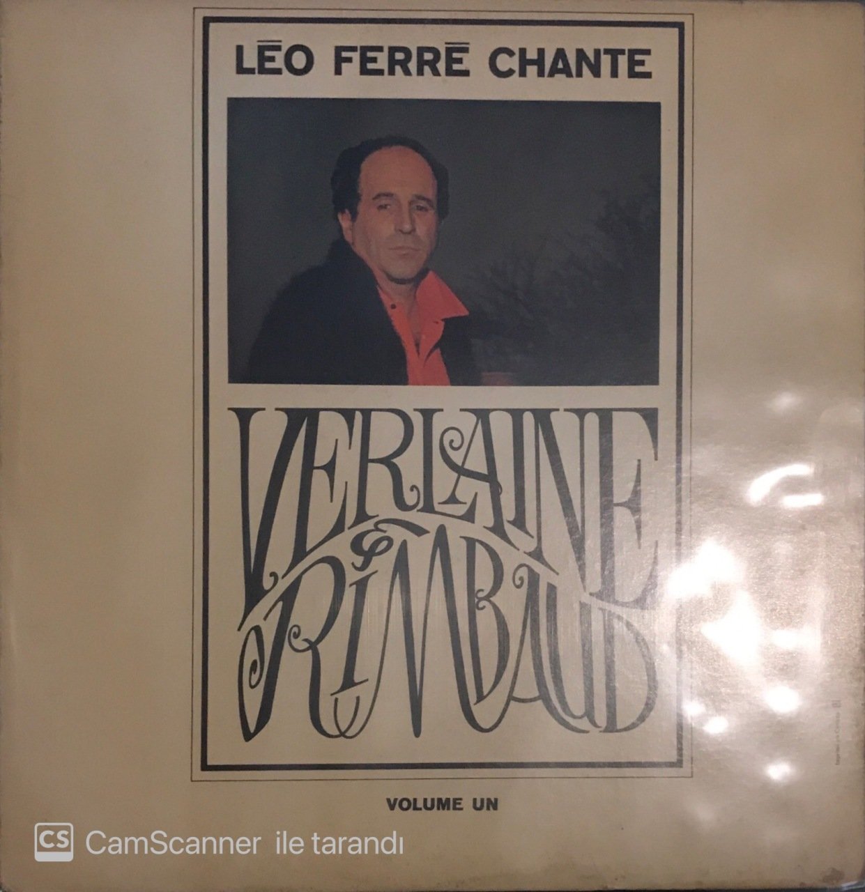 Leo Ferre Chante Verlaine Et Rimbaud Volume Un LP