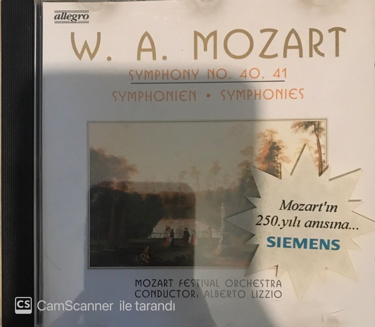 W.A.Mozart Symphony No.40.41 CD