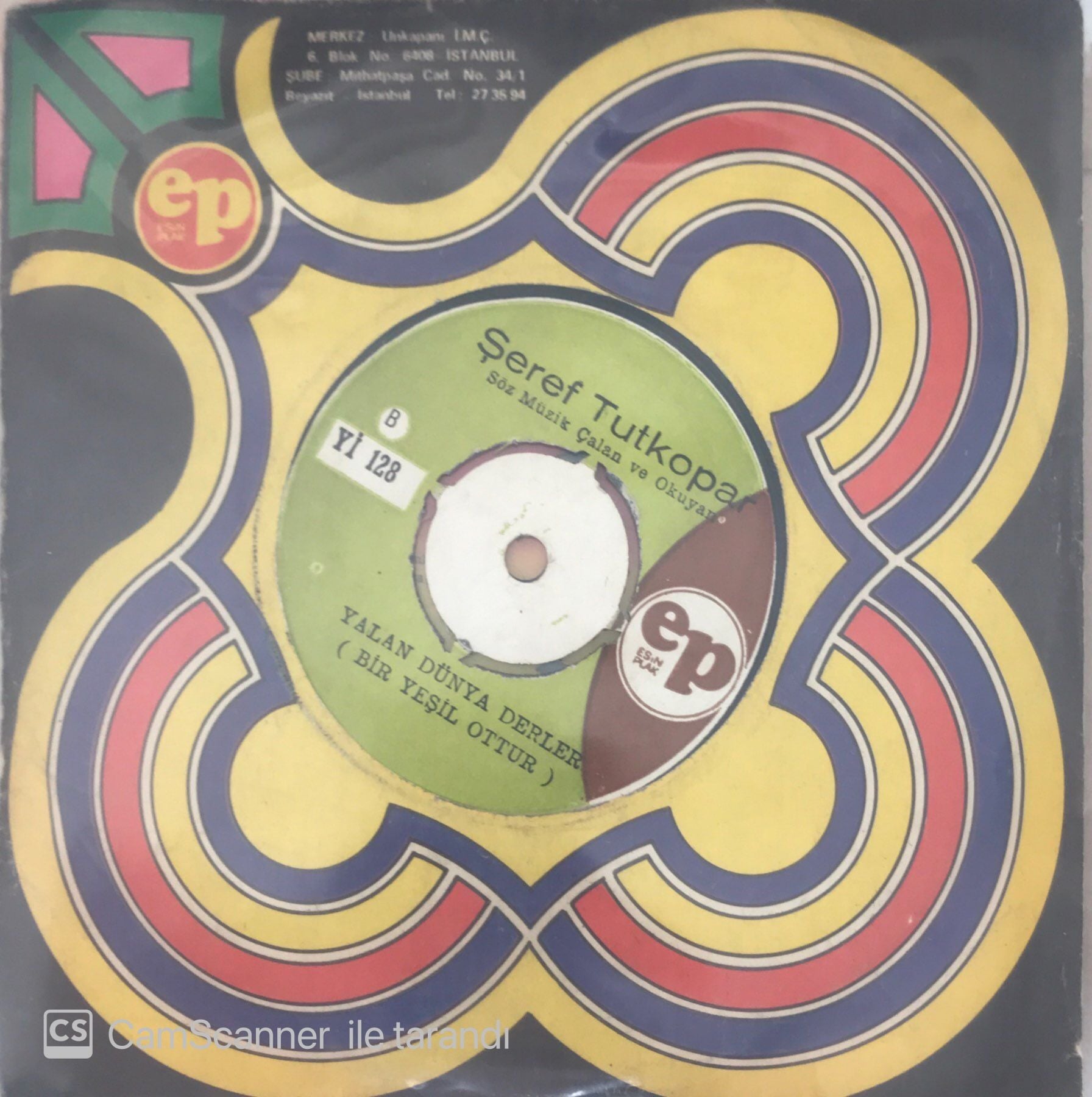 Şeref Tutkopar - Yalan Dünya Derler 45lik