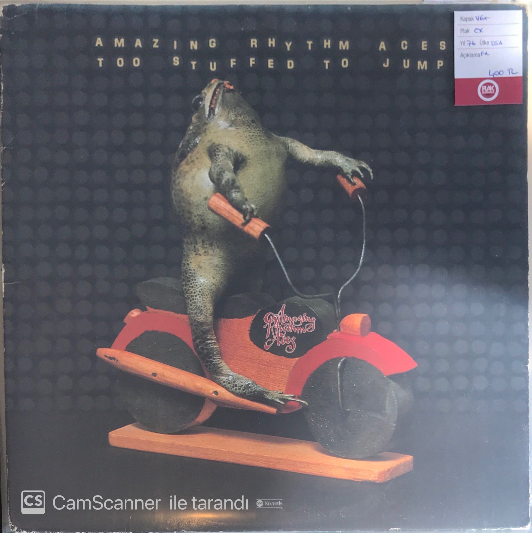 Amazing Rhythm Aces - Too Stuffed To Jump LP