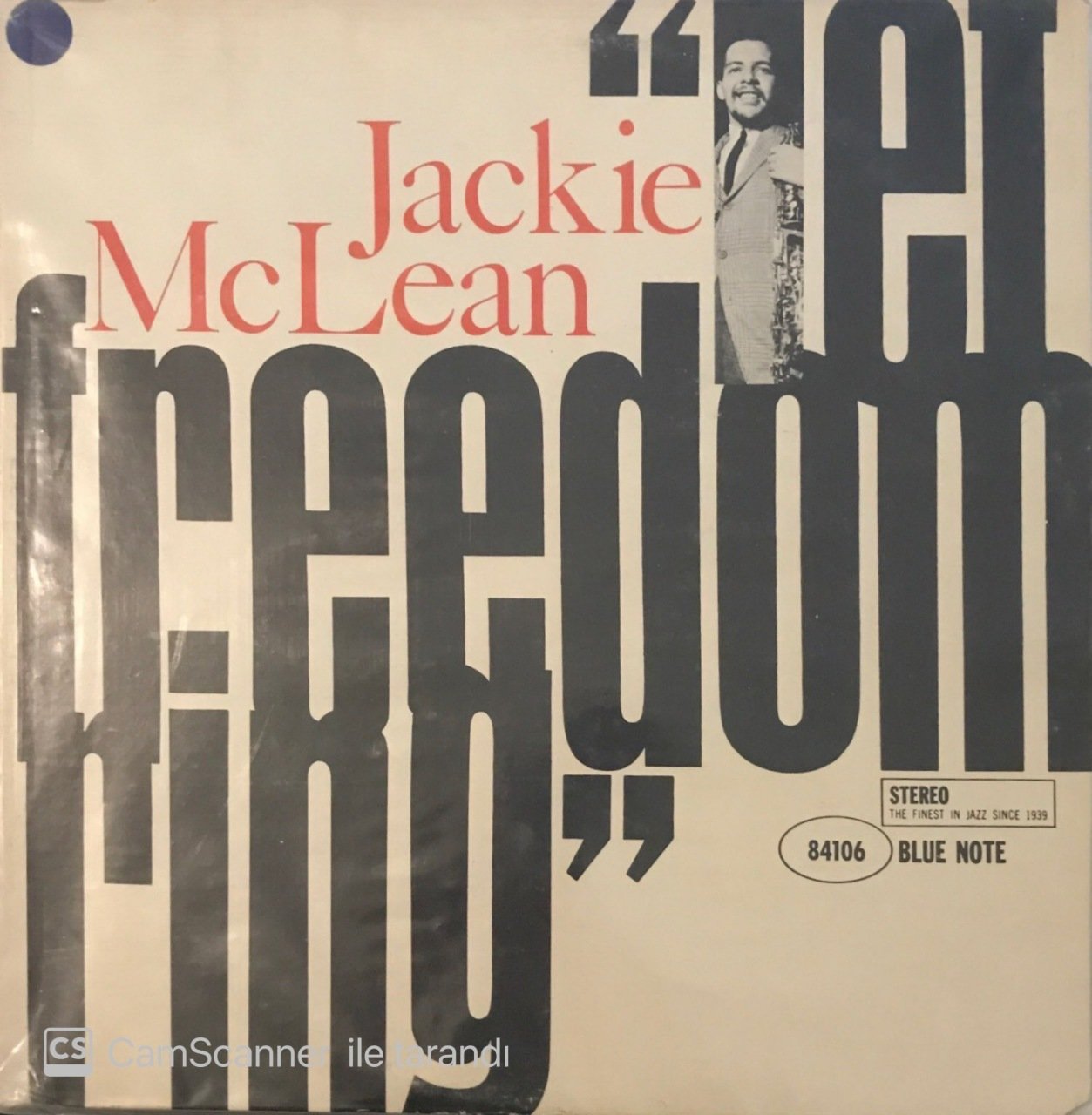 Jackie McLean Let Freedom Ring LP