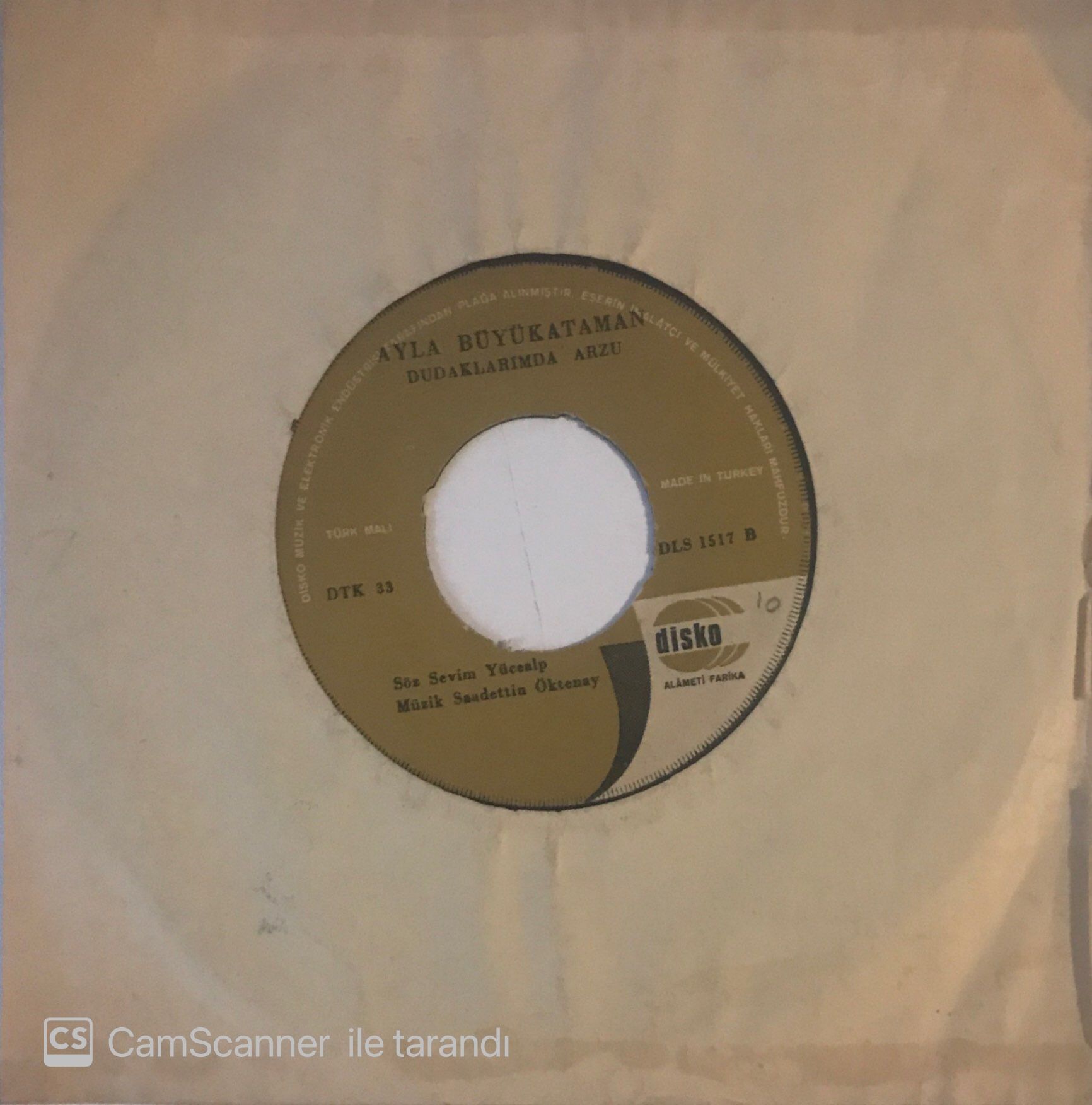 Ayla Büyükataman Dudaklarımda Arzu 45lik